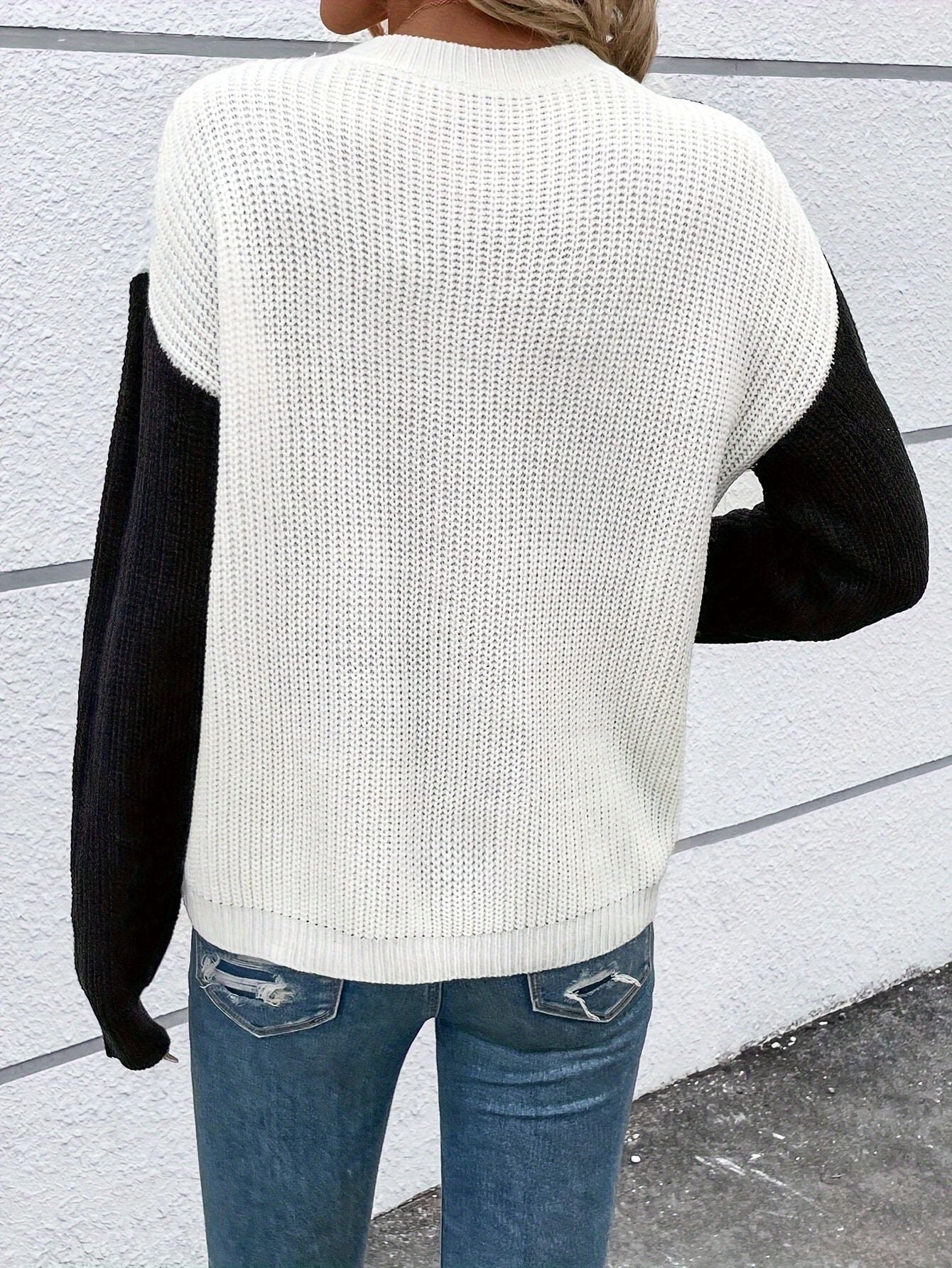 Women's Color Block Sweater