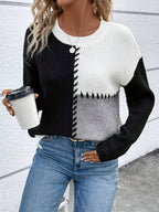 Women's Color Block Sweater