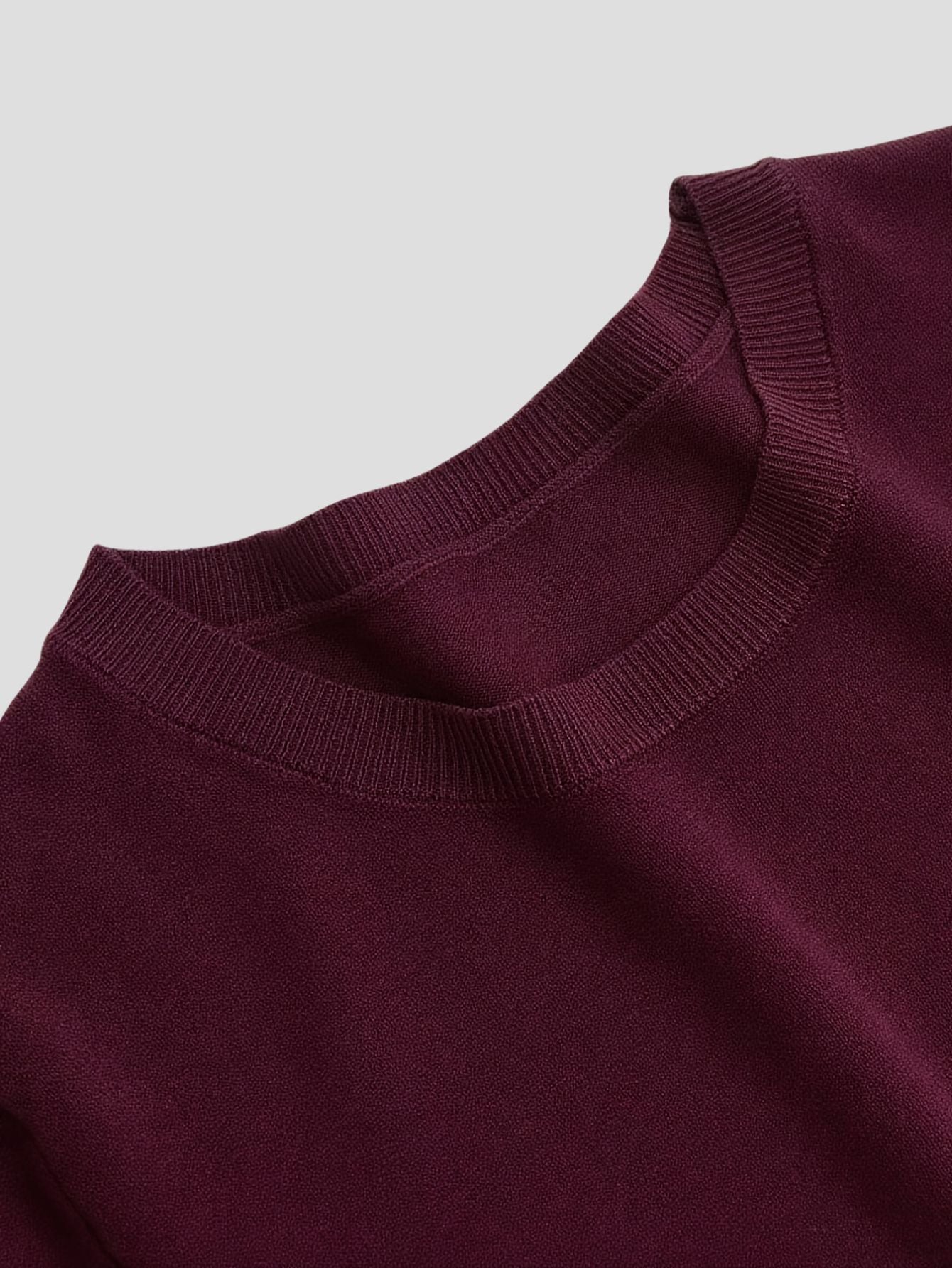 Soft Stretch Knit T-Shirt