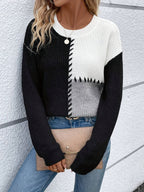 Women's Color Block Sweater