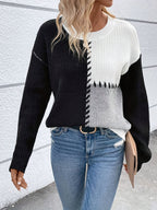 Women's Color Block Sweater